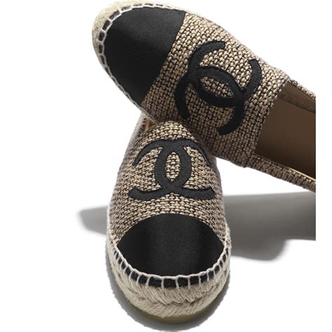 chanel espadrilles tan|espadrilles chanel shop.